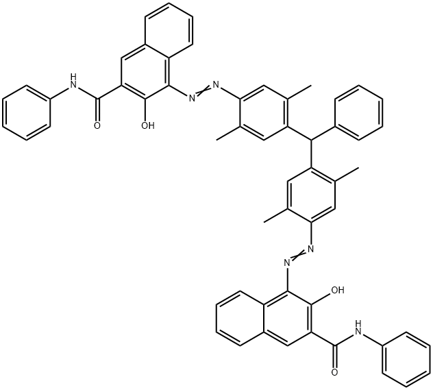 4,4'-[(phenylmethylene)bis[(2,5-dimethyl-4,1-phenylene)azo]]bis[3-hydroxy-N-phenylnaphthalene-2-carboxamide]