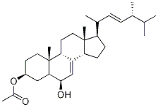 3β-Acetoxyergosta-7,22-dien-5α-ol