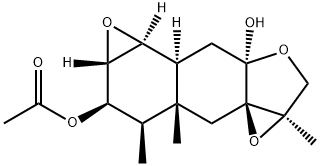 (1aR,4aβ,4bβ,5aβ,8aR)-6α-Acetoxydecahydro-1aβ,7α,7aα-trimethyl-3aH-oxireno[c]oxireno[7,8]naphtho[2,3-b]furan-3aβ-ol