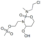 2-[N-Methyl-N-(2-chloroethyl)amino]-3-[2-(methylsulfonyloxy)ethyl]-4-hydroperoxytetrahydro-2H-1,3,2-oxazaphosphorine 2-oxide