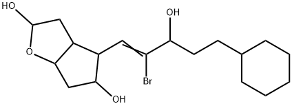 4-(2-bromo-5-cyclohexyl-3-hydroxy-1-penten-1-yl)hexahydro-2H-cyclopenta[b]furan-2,5-diol