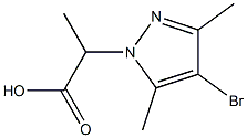 2-(4-溴-3,5-二甲基-1H-吡唑-1-基)丙酸