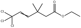 6,6,6-Trichloro-3,3-dimethyl-4-hexenoic acid ethyl ester
