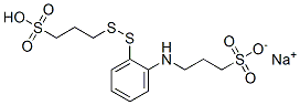 sodium hydrogen 3-[[2-[(3-sulphonatopropyl)amino]phenyl]dithio]propane-1-sulphonate