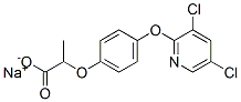 2-[4-(3,5-Dichloro-2-pyridyloxy)phenoxy]propionic acid sodium salt