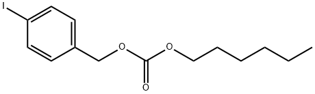 Hexyl p-iodobenzyl=carbonate