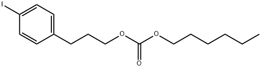 Hexyl[3-(p-iodophenyl)propyl] =carbonate