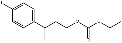 Carbonic acid ethyl 3-(p-iodophenyl)butyl ester