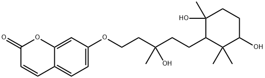 (+)-7-[[5-(3,6-Dihydroxy-2,2,6-trimethylcyclohexyl)-3-hydroxy-3-methylpentyl]oxy]-2H-1-benzopyran-2-one