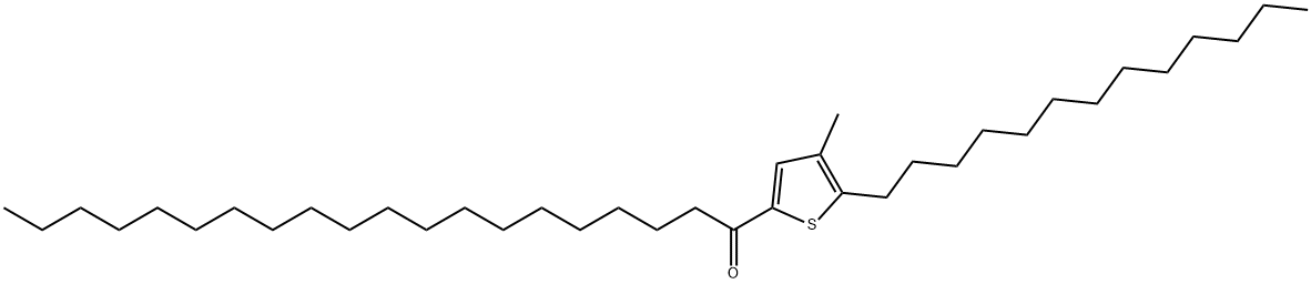 1-Eicosanone, 1-(4-methyl-5-tridecyl-2-thienyl)-