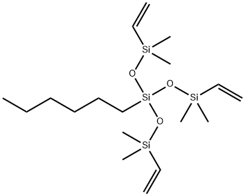 3-[(dimethylvinylsilyl)oxy]-3-hexyl-1,1,5,5-tetramethyl-1,5-divinyltrisiloxane