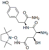 S-(((3-(2,2,5,5-tetramethylpyrrolidine-1-oxy)amino)carbonyl)methyl)-L-cysteinyl-L-tyrosine amide