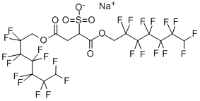 磺基丁二酸-1,4-双(2,2,3,3,4,4,5,5,6,6,7,7-十二氟庚)酯钠盐