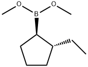 Boronic acid, (2-ethylcyclopentyl)-, dimethyl ester, trans- (9CI)