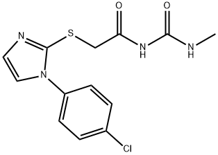 1-[[[1-(p-Chlorophenyl)-1H-imidazol-2-yl]thio]acetyl]-3-methylurea