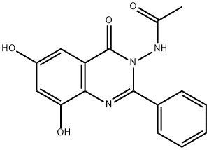 Acetamide,  N-(6,8-dihydroxy-4-oxo-2-phenyl-3(4H)-quinazolinyl)-