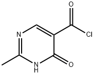 5-Pyrimidinecarbonyl chloride, 1,4-dihydro-2-methyl-4-oxo- (9CI)