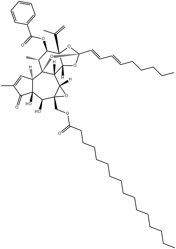 12β-(Benzoyloxy)-22,23,24,25-tetradehydrosimplexin 20-hexadecanoate