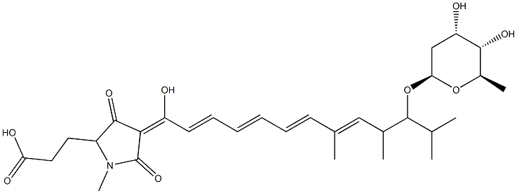 4-[11-[(2,6-Dideoxy-β-D-ribo-hexopyranosyl)oxy]-8,10,12-trimethyl-1-oxo-2,4,6,8-tridecatetrenyl]-2,5-dihydro-3-hydroxy-1-methyl-5-oxo-1H-pyrrole-2-propanoic acid
