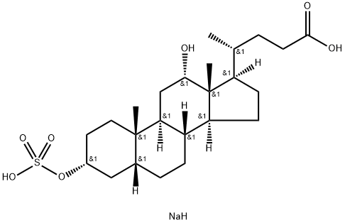 Cholan-24-oic acid, 12-hydroxy-3-(sulfooxy)-, disodium salt, (3α,5β,12α)- (9CI)