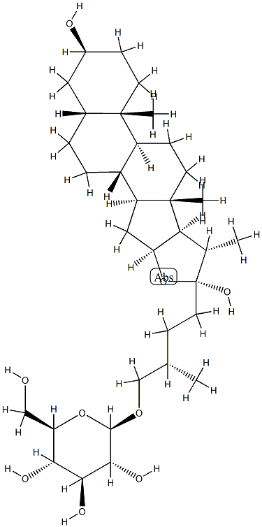 [(25S)-3β,22α-Dihydroxy-5β-furostan-26-yl]β-D-glucopyranoside