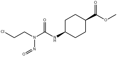 4α-[3-(2-Chloroethyl)-3-nitrosoureido]-1α-cyclohexanecarboxylic acid methyl ester