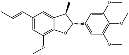 (2R)-2,3-Dihydro-7-methoxy-3α-methyl-5-[(E)-1-propenyl]-2β-(3,4,5-trimethoxyphenyl)benzofuran