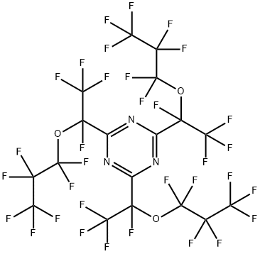2,4,6-Tris-(1-trifluoromethyl-2-oxaundecafluoropentyl)-1,3,5-triazine
