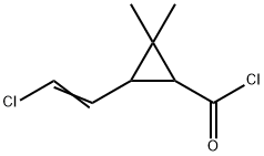 Cyclopropanecarbonyl chloride, 3-(2-chloroethenyl)-2,2-dimethyl- (9CI)