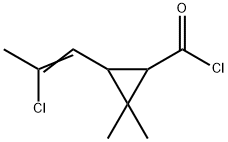 Cyclopropanecarbonyl chloride, 3-(2-chloro-1-propenyl)-2,2-dimethyl- (9CI)