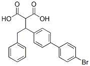 [1-(4'-bromo[1,1'-biphenyl]-4-yl)-2-phenylethyl]malonic acid