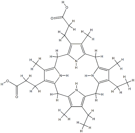3,8,12,18-Tetramethyl-13,17-diethylporphyrinogen-2,7-dipropanoic acid
