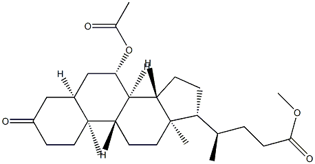 7β-Acetoxy-3-oxo-5β-cholan-24-oic acid methyl ester
