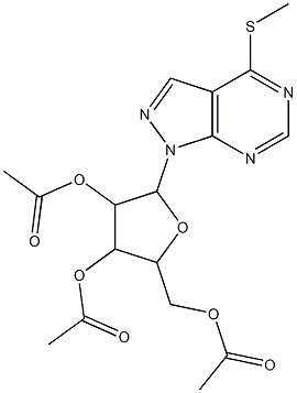 [3,4-diacetyloxy-5-(5-methylsulfanyl-2,4,8,9-tetrazabicyclo[4.3.0]nona -2,4,7,10-tetraen-9-yl)oxolan-2-yl]methyl acetate