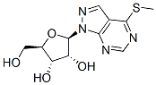 1 beta-ribofuranosyl-4-(methylmercapto)pyrazolo(3,4-d)pyrimidine