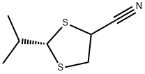 1,3-Dithiolane-4-carbonitrile,2-(1-methylethyl)-(9CI)