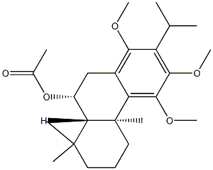 (4bS,8aβ,9α)-4b,5,6,7,8,8a,9,10-Octahydro-1,3,4-trimethoxy-4bα,8,8-trimethyl-2-isopropyl-9-phenanthrenol acetate