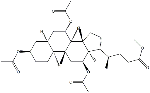 3α,7β,12α-Triacetoxy-5β-cholan-24-oic acid methyl ester