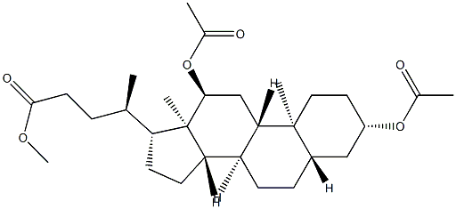 3β,12α-Bis(acetyloxy)-5α-cholan-24-oic acid methyl ester