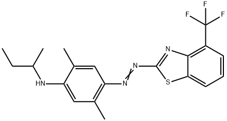 N-isopentyl-4-[[4-(trifluoromethyl)benzothiazol-2-yl]azo]-2,5-xylidine