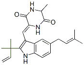 3-[(Z)-[2-(1,1-Dimethyl-2-propenyl)-5-(3-methyl-2-butenyl)-1H-indol-3-yl]methylene]-6-methyl-2,5-piperazinedione