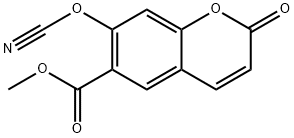 2H-1-Benzopyran-6-carboxylic acid, 7-cyanato-2-oxo-, methyl ester