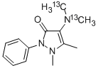 4-(二甲基-13C2-氨基)安替比林