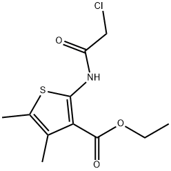 2-(2-氯乙烷酰基氨基)-4,5-二甲基-噻吩-3-甲酸乙酯