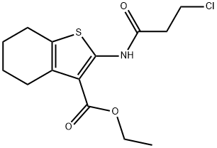 2-(3-氯丙醇基氨基)-4,5,6,7-四氢苯并噻吩-3-羧酸乙酯
