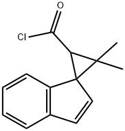 3,3-dimethylspiro[cyclopropane-1,1'-[1H]indene]-2-carbonyl chloride