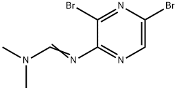 N'-(3,5-dibromo-pyrazin-2-yl)-N,N-dimethyl-formamidine