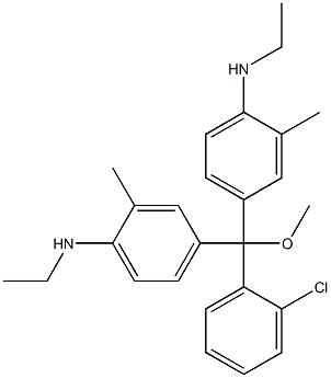4,4'-[(2-chlorophenyl)methoxymethylene]bis[N-ethyl-o-toluidine]