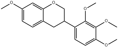 3,4-Dihydro-7-methoxy-3-(2,3,4-trimethoxyphenyl)-2H-1-benzopyran