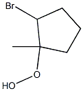 Hydroperoxide, 2-bromo-1-methylcyclopentyl (9CI)